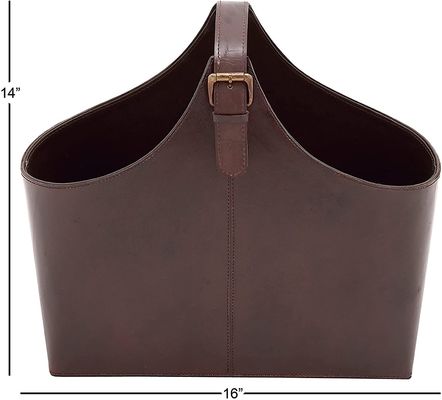 Кожаный ящик для хранения подарка корзины руки для вина/Sundries/праздничного подарка