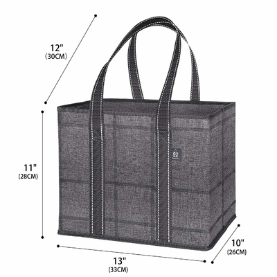 Продуктовая сумка складной хозяйственной сумки Tote трудная нижняя многоразовая