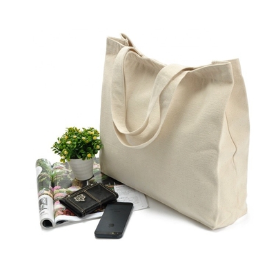 Хозяйственные сумки хлопка многоразовых пустых женщин сумки Tote холста складные