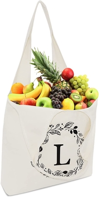 Сумка Tote холста женщин большая многоразовые 5,91 x 4,45 x 3,7 дюйма