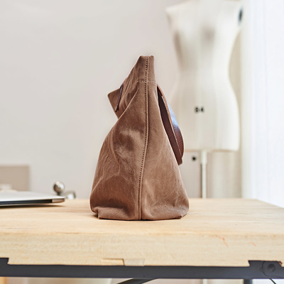 Сумка Tote кожаной ручки кожи сумки Tote холста плеча складная