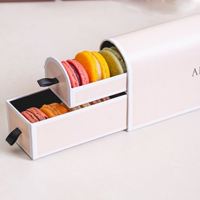 Таможня Paperboard подарочной коробки Macaron рождества печений