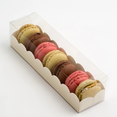 Подарочной коробки торта Macaron печенья шоколада спецификации ЛЮБИМЦА доска цвета слоновой кости Multi