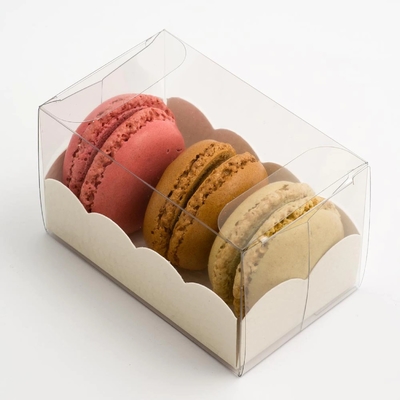 Подарочной коробки торта Macaron печенья шоколада спецификации ЛЮБИМЦА доска цвета слоновой кости Multi