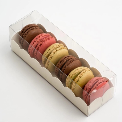 Подарочной коробки торта Macaron печенья шоколада спецификации ЛЮБИМЦА доска цвета слоновой кости Multi