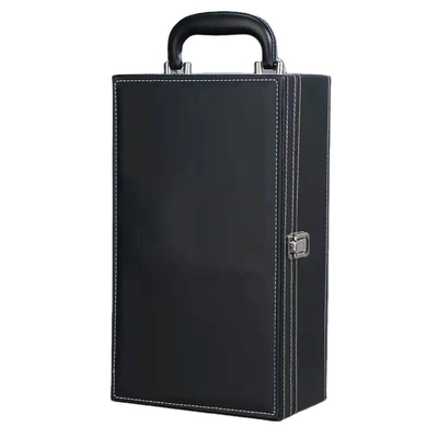 хорошая цена Логотип 35.2x27x11.5cm подарочной коробки бутылки красного вина прямоугольника изготовленный на заказ онлайн